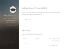 Tablet Screenshot of adapters.com